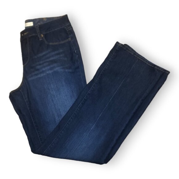 Women's Coldwater Creek Dark Wash Boot-Cut Denim Jeans Size: 8 - Picture 7 of 8